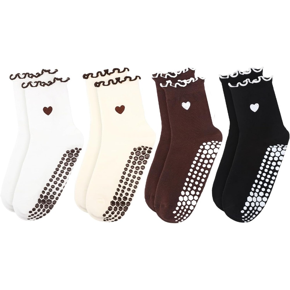 Grip Sock Yoga - 여성용 스타일리쉬 논슬립 요가 양말