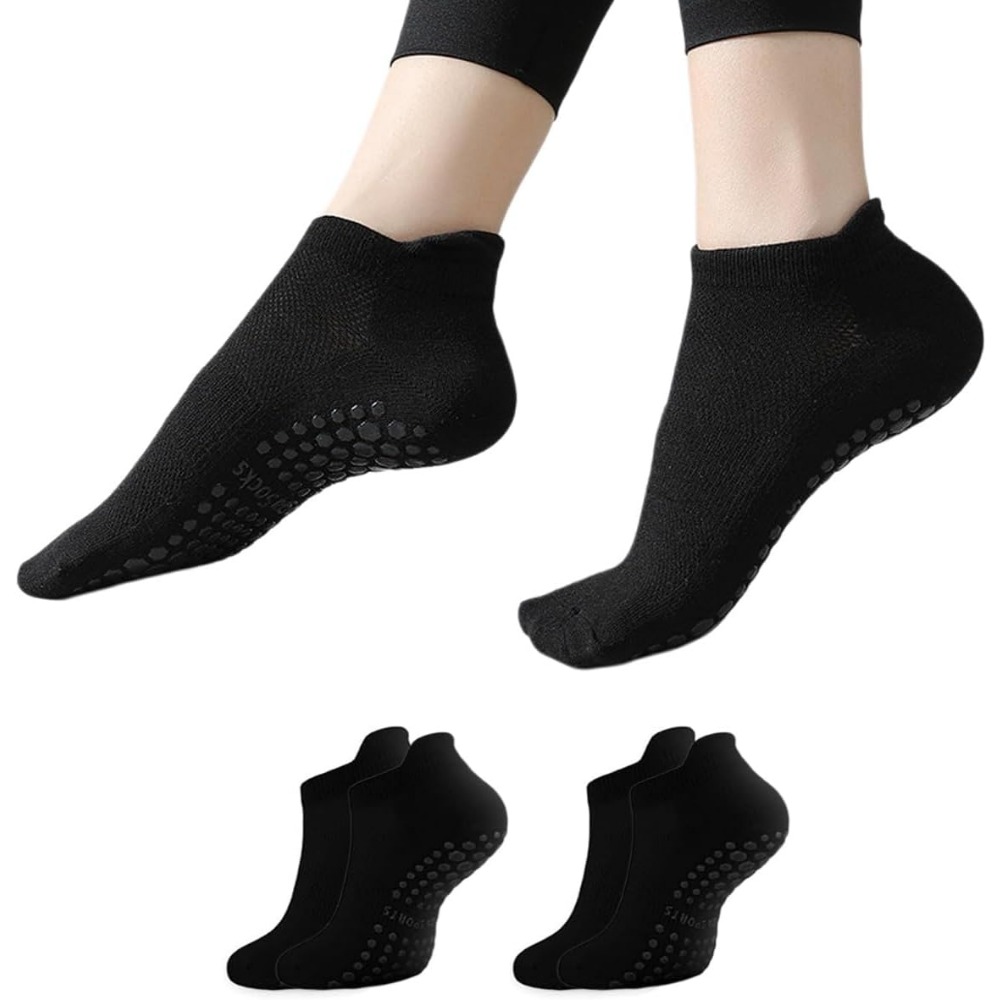 Grip Sock Yoga - 여성용 논슬립 그립 양말: 바레, 발레,