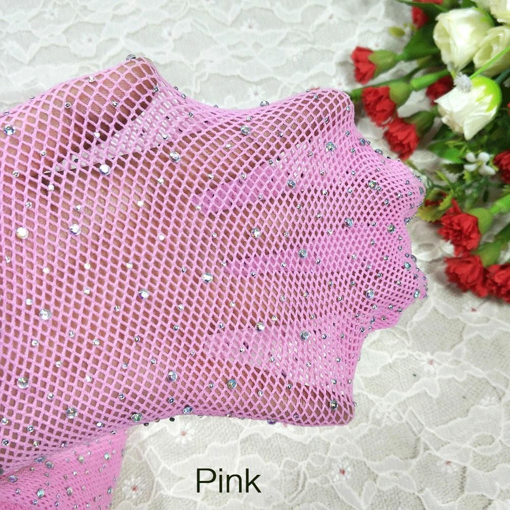 Fishnet Stocking Women - 트렌디한 반짝이 망사 타이즈, 작은 망사