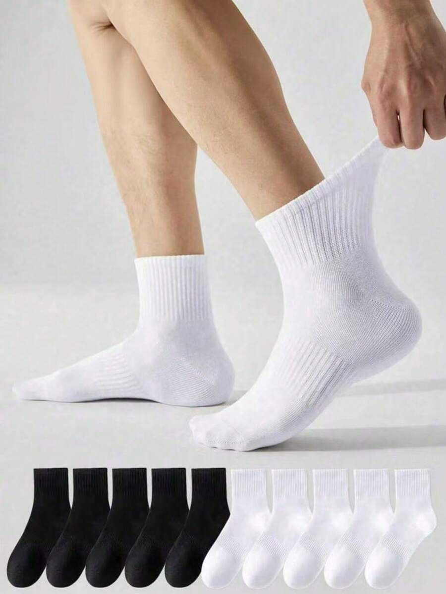 Ankle Sock Low Cut - 10켤레 남성용 초박형 통기성 메쉬 스포츠