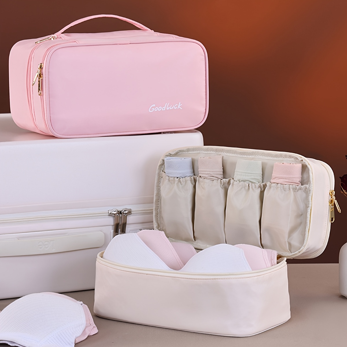 PU 3층 속옷 보관 가방 휴대용 비즈니스 여행 브래지 - Sock Organizer Tray 리뷰 및 가격