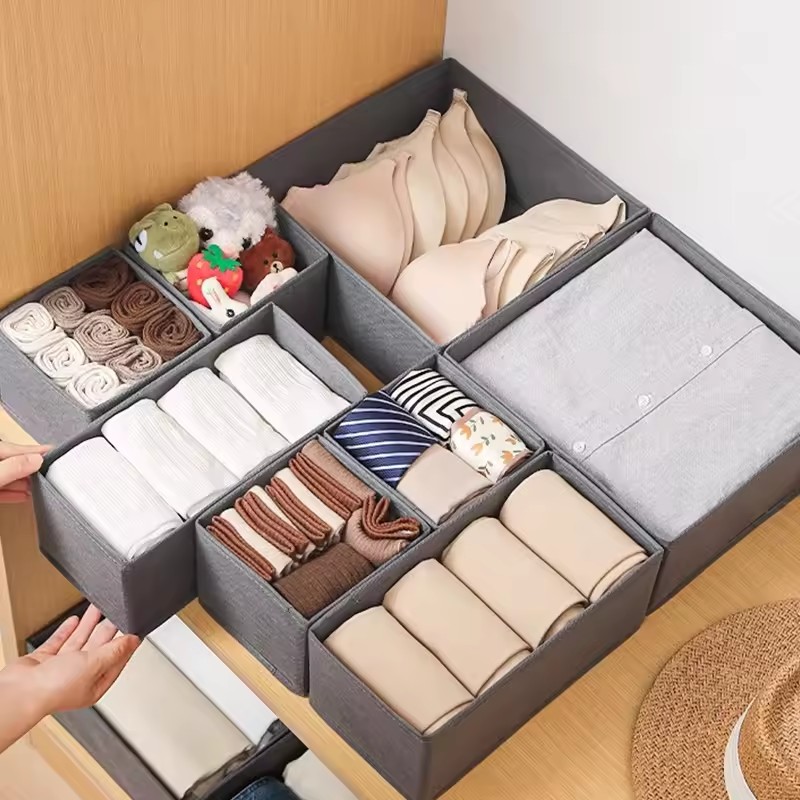 3개입 패브릭 속옷 보관함 서랍 정리함 (옷장 정리 및 - Sock Organizer Tray 리뷰 및 가격