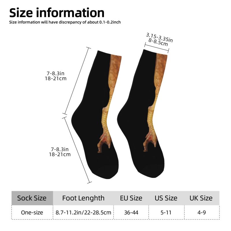 닭 발 발가락 남성용 크루 양말 남녀공용 재미있는 봄  - Dress Sock Men 리뷰 및 가격
